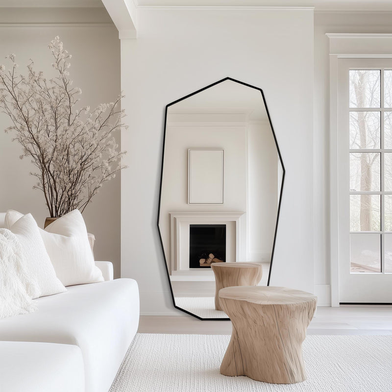 Miroir moderne Aurora sur toute la longueur