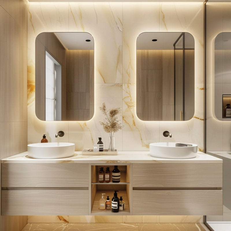 Miroir LED rectangulaire