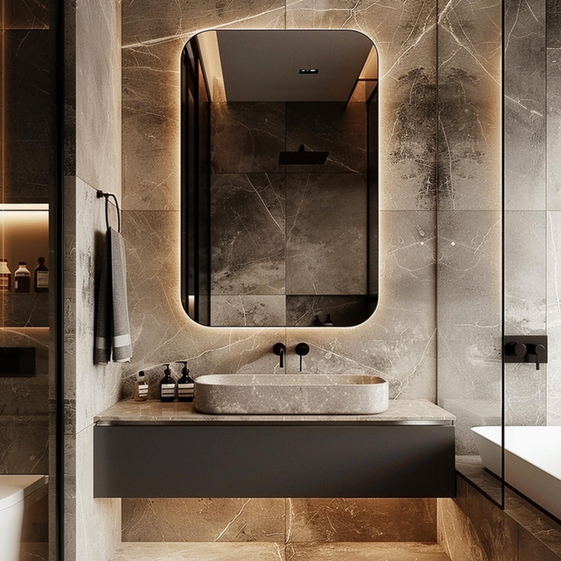 Miroir LED rectangulaire