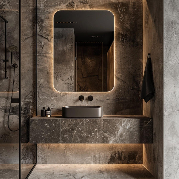 Miroir LED rectangulaire