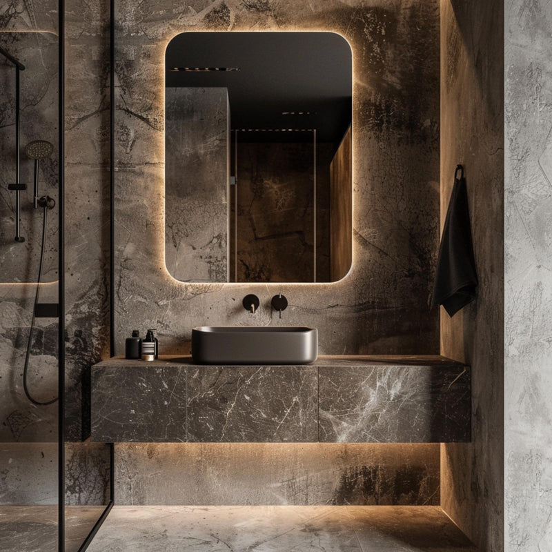 Miroir LED rectangulaire