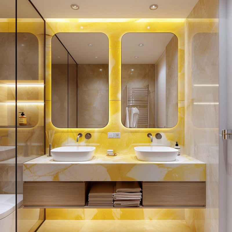 Miroir LED rectangulaire