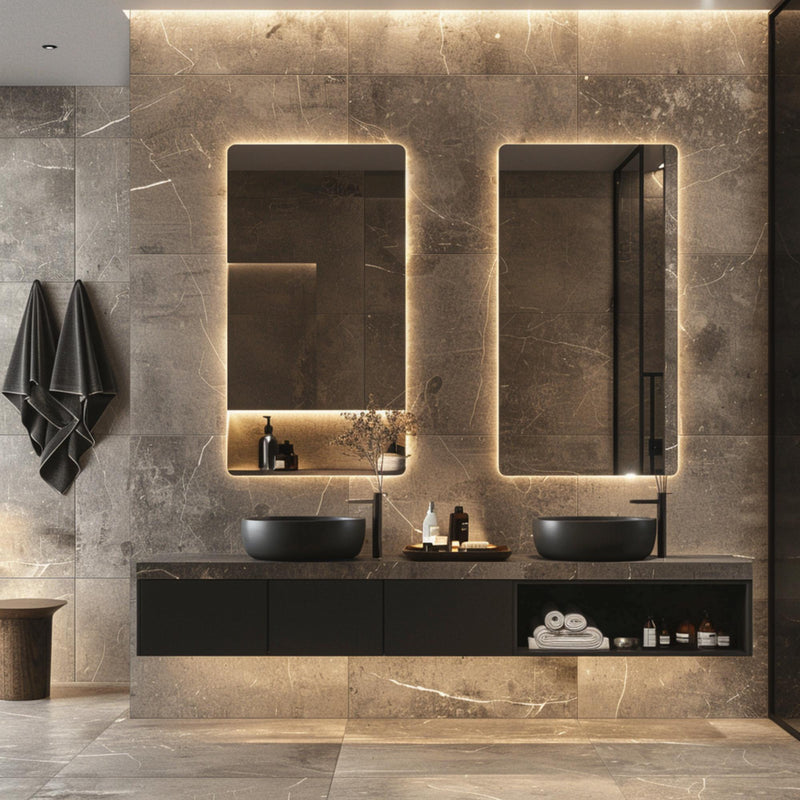 Miroir LED rectangulaire