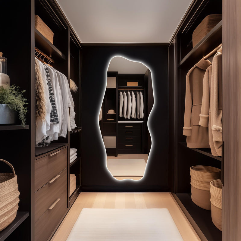 Miroir mural contemporain pleine longueur