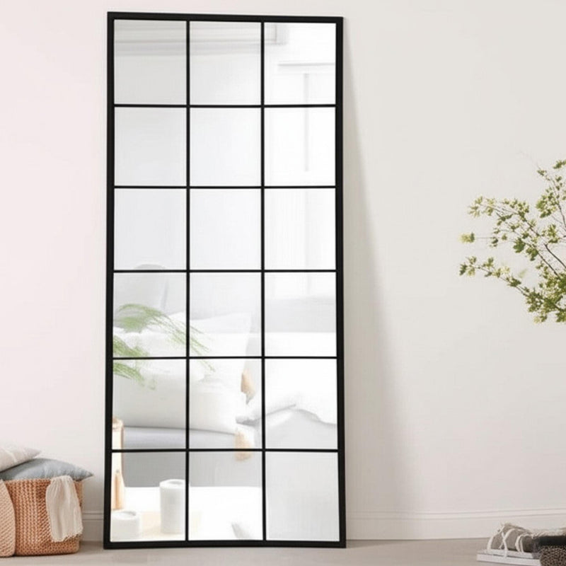 Miroir pour fenêtre arqué sur toute la longueur