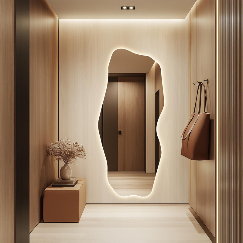 Miroir mural contemporain pleine longueur