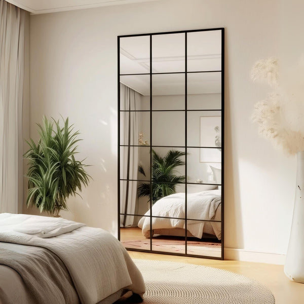 Miroir pour fenêtre arqué sur toute la longueur