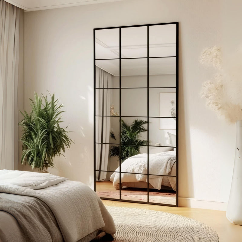 Miroir pour fenêtre arqué sur toute la longueur