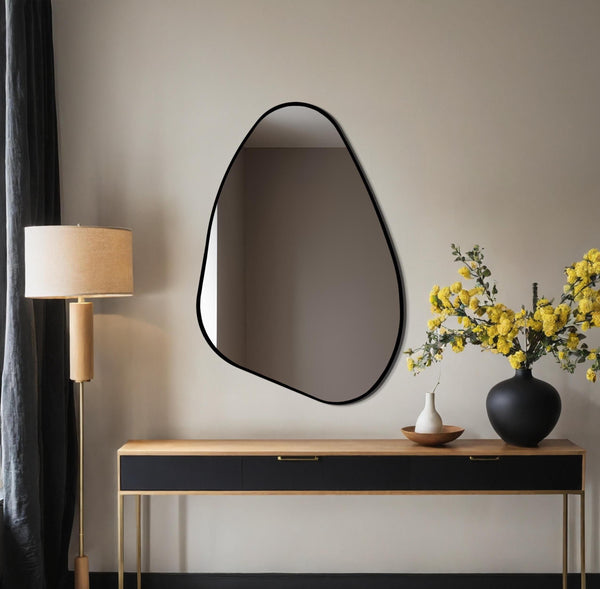 Miroir mural moderne à bords fins