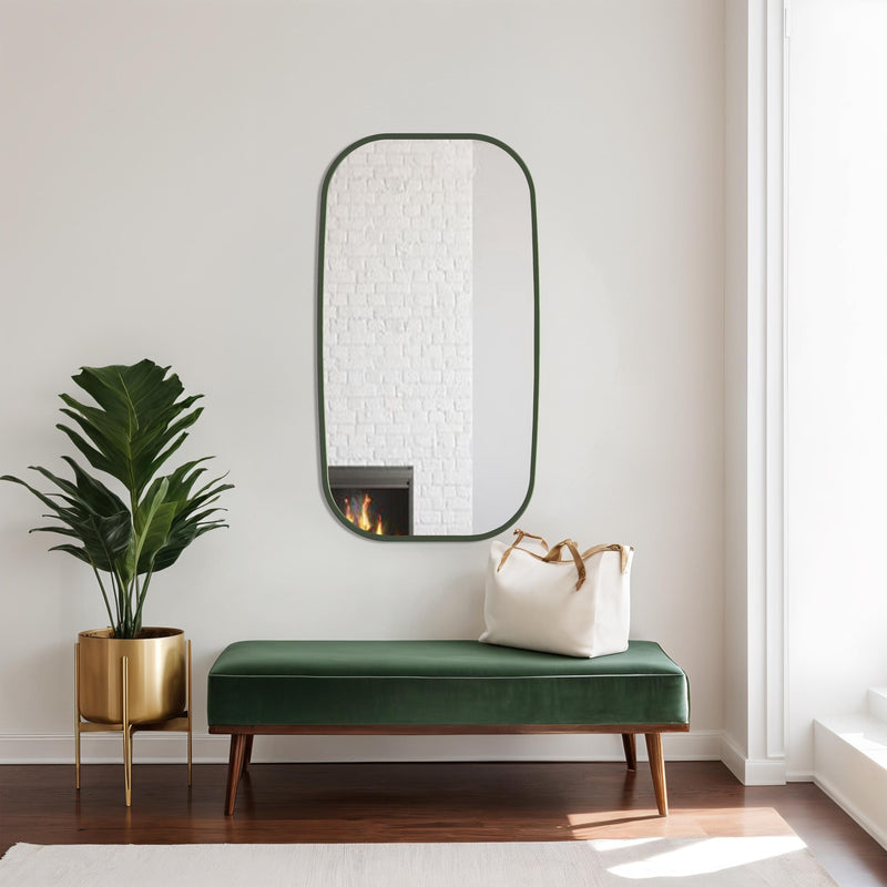 Miroir fin avec cadre - Rectangulaire