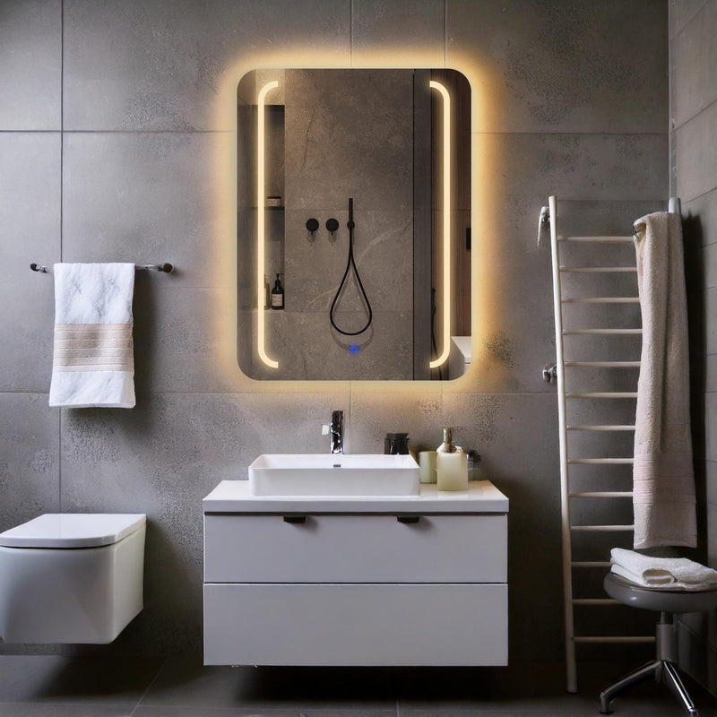 RectaV, miroir de courtoisie rectangulaire LED