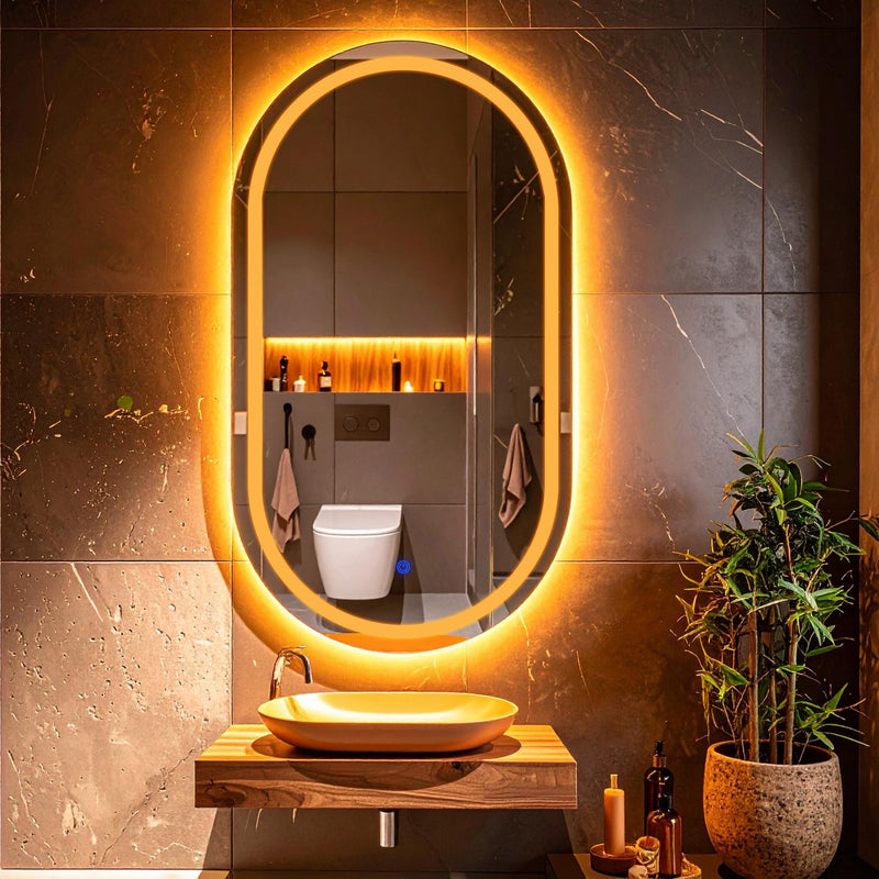 miroir de salle de bain mural Serava