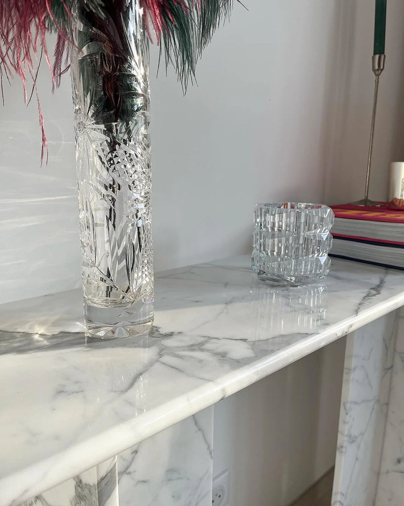 Console signature x 100% Marbre