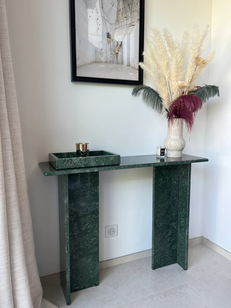 Console signature x 100% Marbre