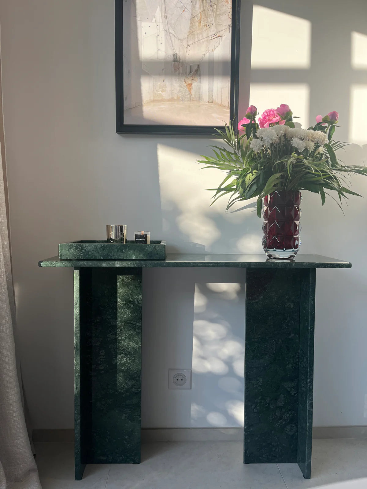 Console signature x 100% Marbre