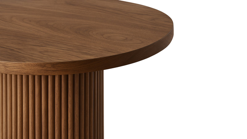 TABLE À MANGER  OVALE EN BOIS